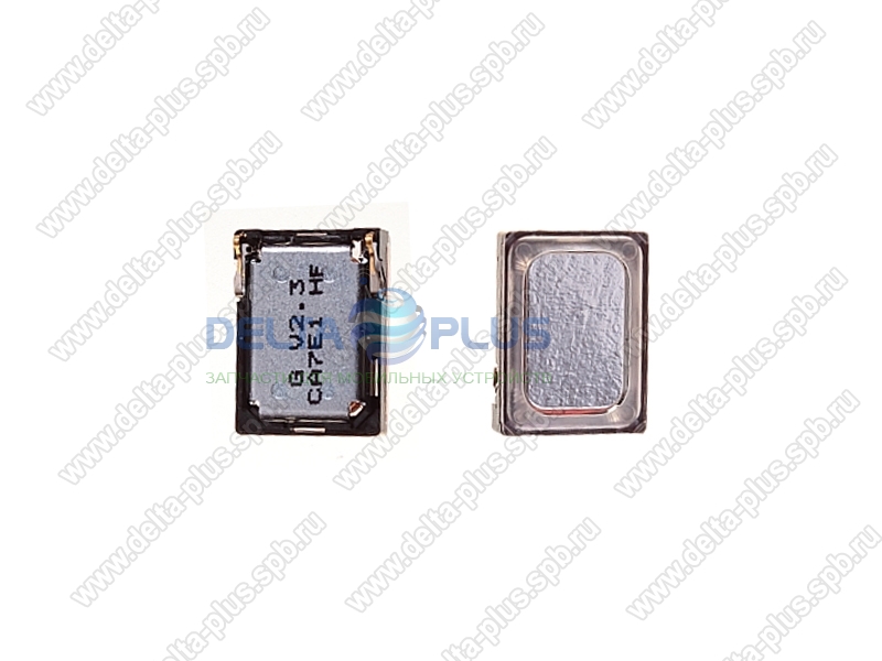 NOKIA 5130/6303/6730 classic полифонический динамик (buzzer) IHF 11х15x3,5mm DONAU-G (контакты непружинные)