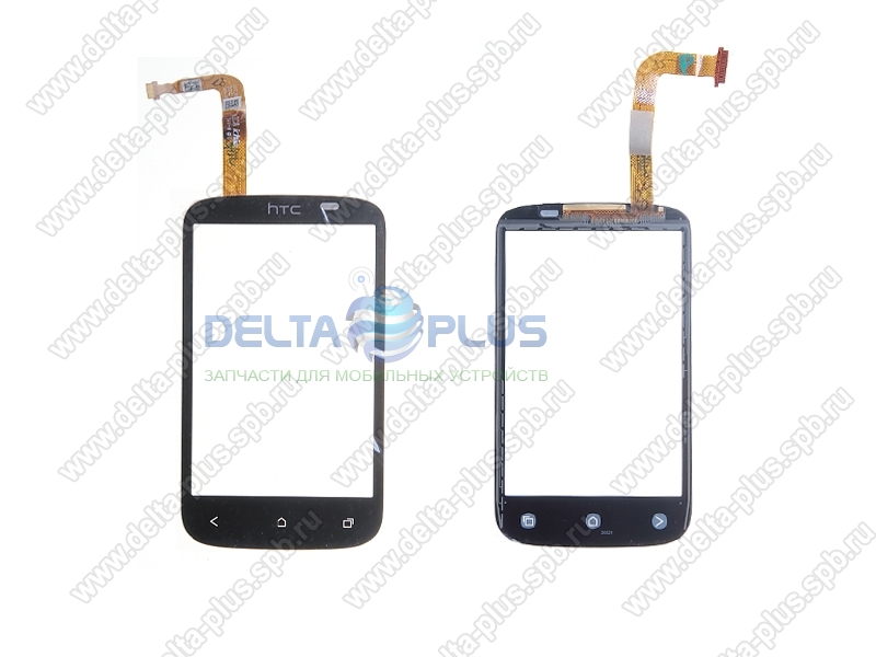 HTC Desire C тачскрин - сенсорное стекло дисплея