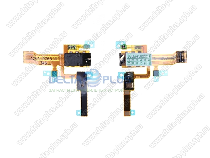 SONY C6502/C6503/C6506 Xperia ZL шлейф в сборе с разъёмом гарнитуры и микрофоном