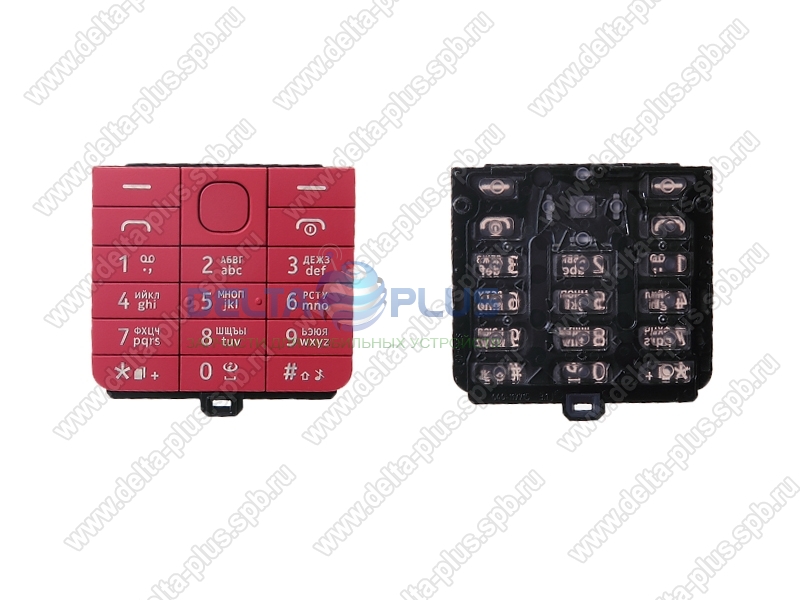 NOKIA 220 клавиатура для телефонов с двумя сим-картами (цвет - red)