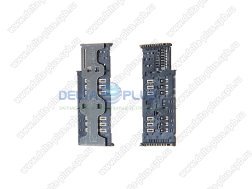 FLY IQ4490i ERA Nano 10 держатель и считыватель двух сим-карт в сборе со слотом карты памяти