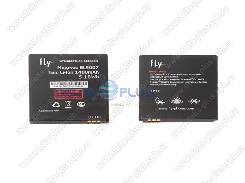 FLY FS402 Stratus 2 (BL9007) аккумулятор Li-ion 1400mAh